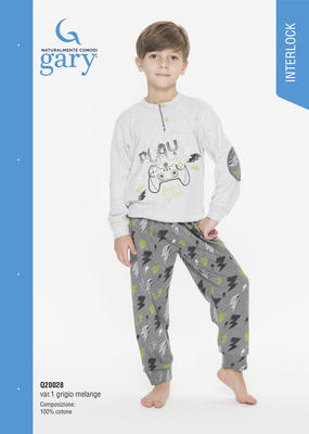 PYJAMAS FÜR JUNGEN M/L Q30028 Tellini S.R.L. Großhandelskleidung